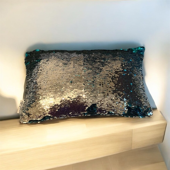 Mermaid Pillow Company "Puppies Play" Sequin Positivity Collection Pillow Plush - Picture 3 of 10